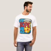 Text "NOPE" T-Shirt (Vorne ganz)