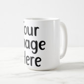 Text oder Bilder hinzufügen: Personalisiert Kaffeetasse (VorderseiteRechts)