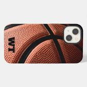 Text oder Custom Basketball Jersey Telefonnummer iPhone Hülle (Rückseite (Horizontal))