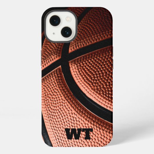 Text oder Custom Basketball Jersey Telefonnummer iPhone Hülle (Rückseite)