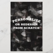 Text oder Design hier - Erstellen Sie eine benutze Briefpapier (Vorderseite)