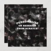 Text oder Design hier - Erstellen Sie eine benutze Einladung (Vorne/Hinten)