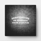 Text oder Design hier - Erstellen Sie eine benutze Fotoplatte (Vorderseite)