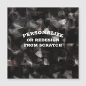 Text oder Design hier - Erstellen Sie eine benutze Magnetkarte (Vorderseite)