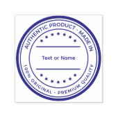 Text oder Name Professional Violette Tintenprägung Permastempel (Design)