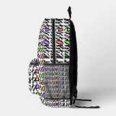 Text oder Vortrag Bedruckter Rucksack (Rechts)