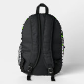 Text oder Vortrag Bedruckter Rucksack (Rückseite)