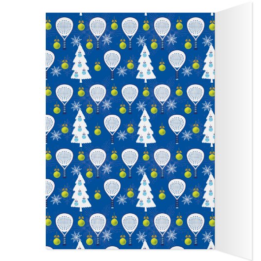 🎾 Text 🎄, Padel durch den Schnee! (Innen (Links))