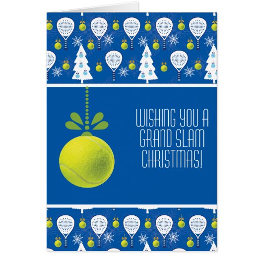 🎾 Text 🎄, Padel durch den Schnee! (Vorne)