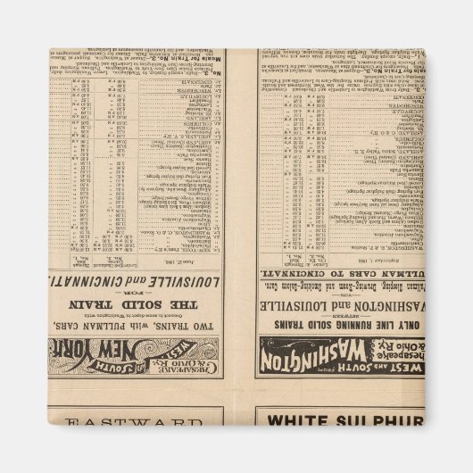 Text Page Chesapeake und Ohio Ry Magnet (Vorne)