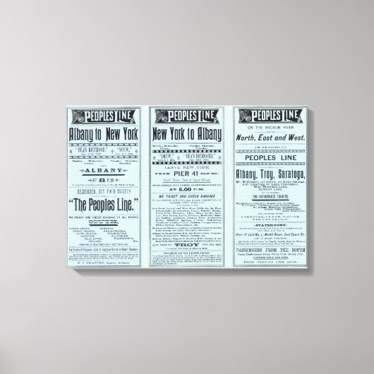 Text Page Peoples line Leinwanddruck (Vorderseite)