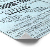 Text Page Peoples line Poster (Ecke)