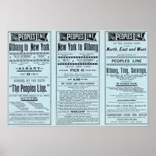 Text Page Peoples line Poster (Vorne)