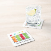 Text-Papier-Untersetzer der Sommer-Säfte Untersetzer (Vor Ort)