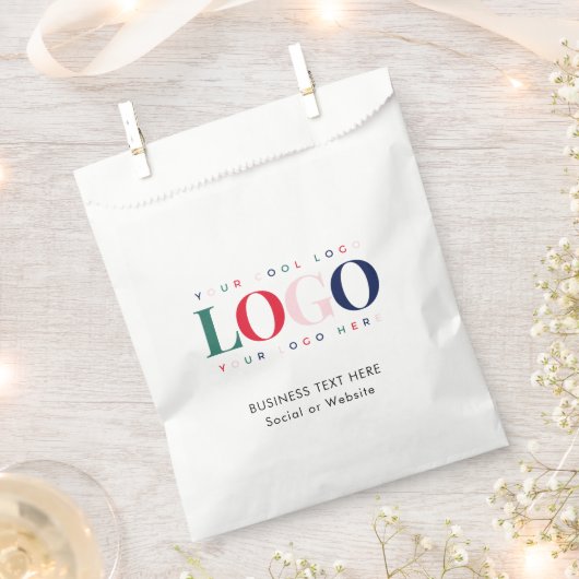 Text-Papiertasche für das Logo von Rectangle Busin Geschenktütchen (Ausgeschnitten)