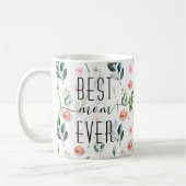 Text Peach floral Garden Mütter Day Kaffeetasse (Links)