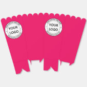 Text-Popcorn-Box für benutzerdefinierte Firmenlogo Geschenkschachtel (Ungeklappt)