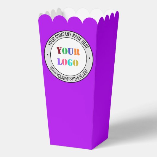 Text-Popcorn für benutzerdefinierte Firmenlogos Bo Geschenkschachtel (Vorderseite)