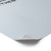 Text QR-Code Werbeaktion für das blaue Werbemittel Poster (Ecke)