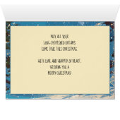 🎾 🎄 Text, Retro Tennis Snowy Serve (Innenansicht Horizontal (Unten))