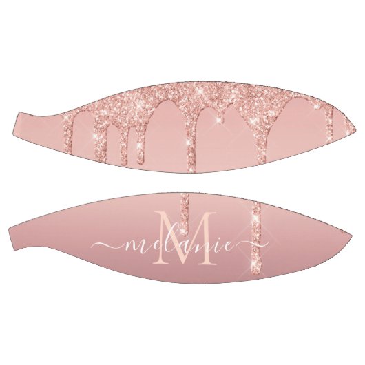 Text-Rose für Monogramm: Farbblindfarbiger Glitzer Basketball (Panele)