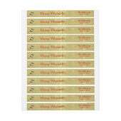 Text-Schablone, "frohe Weihnachten" auf glänzendem (Bogen)