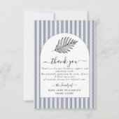 Text Script Beerdigung Danke Karte (Vorderseite)