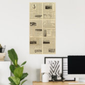 Text Seite der Landbeihilfe Norddakotas Poster (Heimbüro)