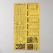 Text Seite Michigan Zentralbahn Poster (Vorne)