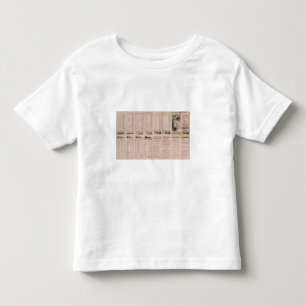 Text-Seite Montreal und Boston-Luftverkehrslinie Kleinkind T-shirt