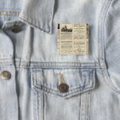 Text-Seite von Boston und Maine Railroad Button (Beispiel)