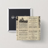 Text-Seite von Boston und Maine Railroad Button (Vorne & Hinten)