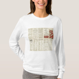 Text-Seiten-Atlantik-Küsten-Linie T-Shirt