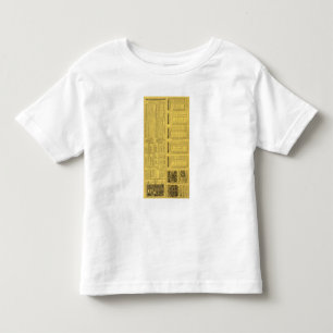 Text-Seiten-Michigan-Zentraleisenbahn Kleinkind T-shirt