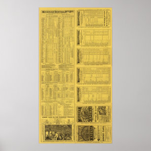 Text-Seiten-Michigan-Zentraleisenbahn Poster