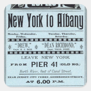 Text-Seiten-Völker-Linie Quadratischer Aufkleber