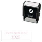 Text Stempel mit eigenem Text selbstfärbend (Beispiel)
