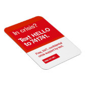 Text-Striche-Magnet Magnet (Rechte Seite)