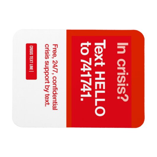 Text-Striche-Magnet Magnet (Horizontal)