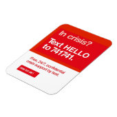 Text-Striche-Magnet Magnet (Linke Seite)