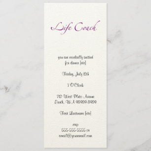 Text-Swaps für den Life Coach Einladung