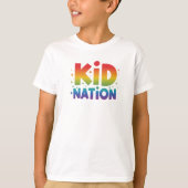 Text-T - Shirt "Kid Nation" (Vorderseite)
