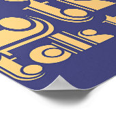Text Talk Travel Logo Poster (Ecke)