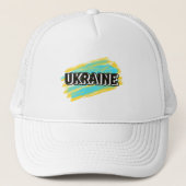 Text UKRAINE Truckerkappe (Vorderseite)