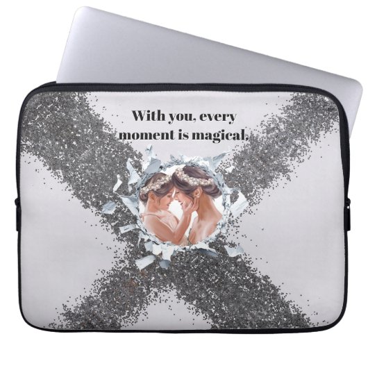 TEXT UND BILD PERSONALISIEREN LAPTOPSCHUTZHÜLLE (Vorderseite)