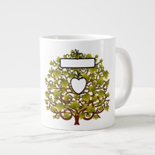 Text und Bilder hinzufügen - Jumbo-Tasse