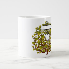 Text und Bilder hinzufügen - Jumbo-Tasse