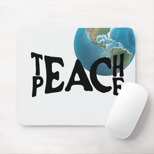 Text und Erde Mousepad (Mit Mouse)