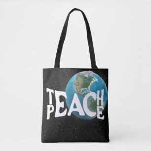 Text und Erde Tasche