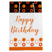 Text und Farben anpassen Mittlere Geschenktüte (Rückseite)